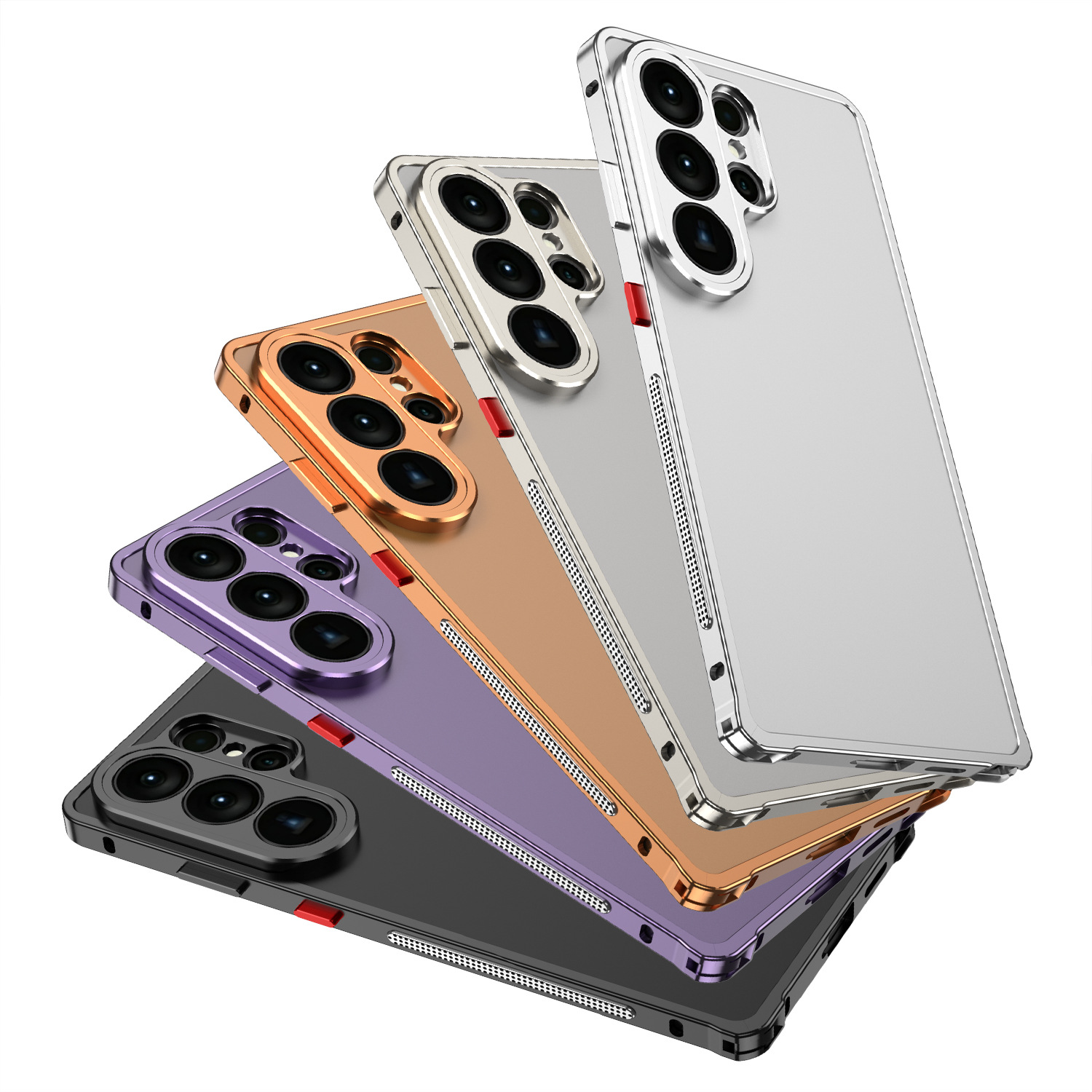 Metal Bumper Aluminum Frame Case - เคสโทรศัพท์กันกระแทก Samsung Galaxy S26 Ultra โครงอะลูมิเนียมอัลลอยด์