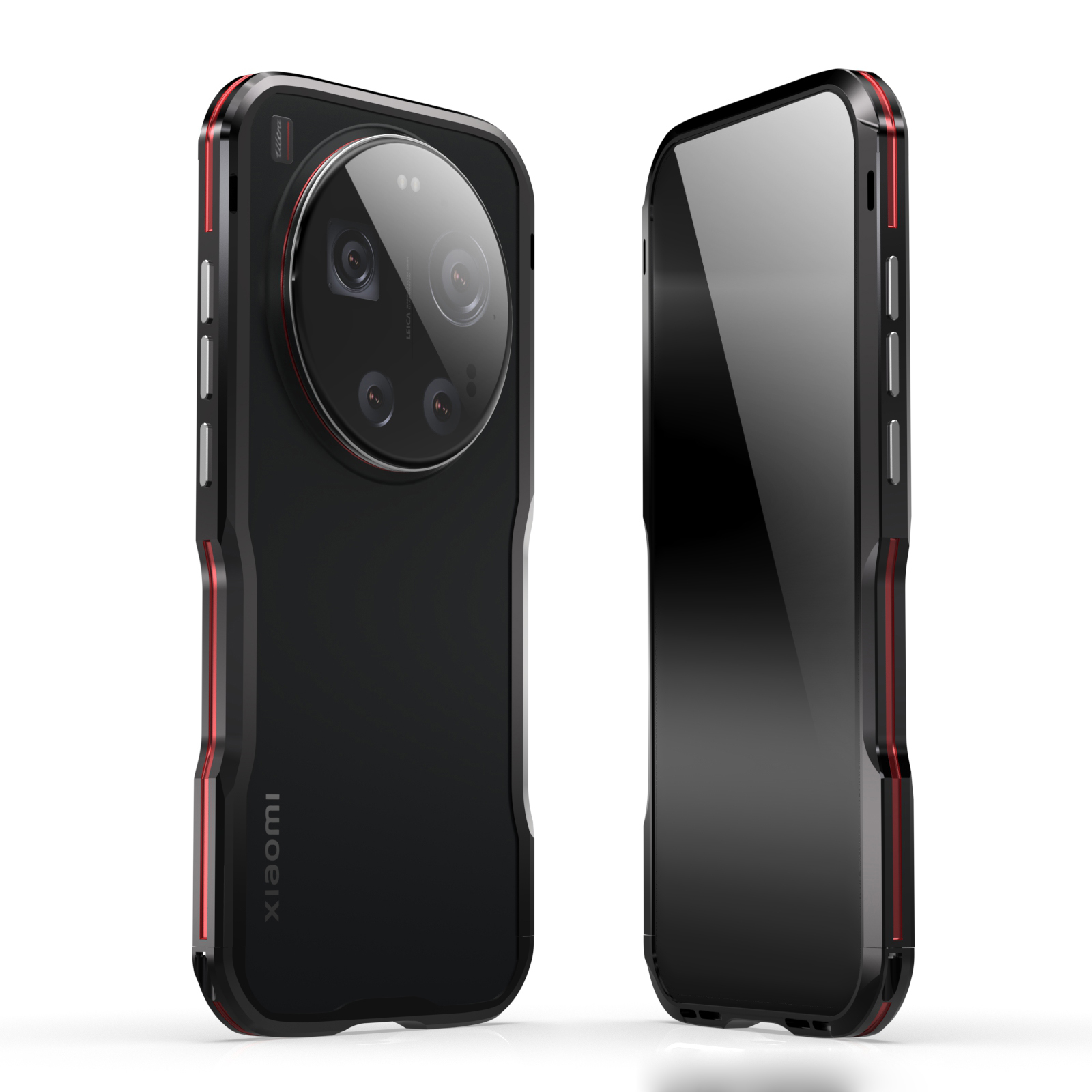 Metal Bumper Aluminum Frame Case - เคสกันกระแทกโลหะหรูหราสำหรับ Xiaomi 17 Ultra โครงอะลูมิเนียมไทเทเนียม ป้องกันแรงกระแทก