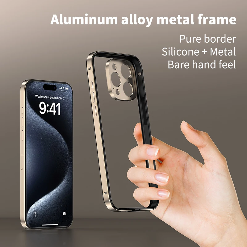 เคสโทรศัพท์กันกระแทกพร้อมกรอบซ - Metal Bumper Aluminum Frame Case บทวิจารณ์และราคา