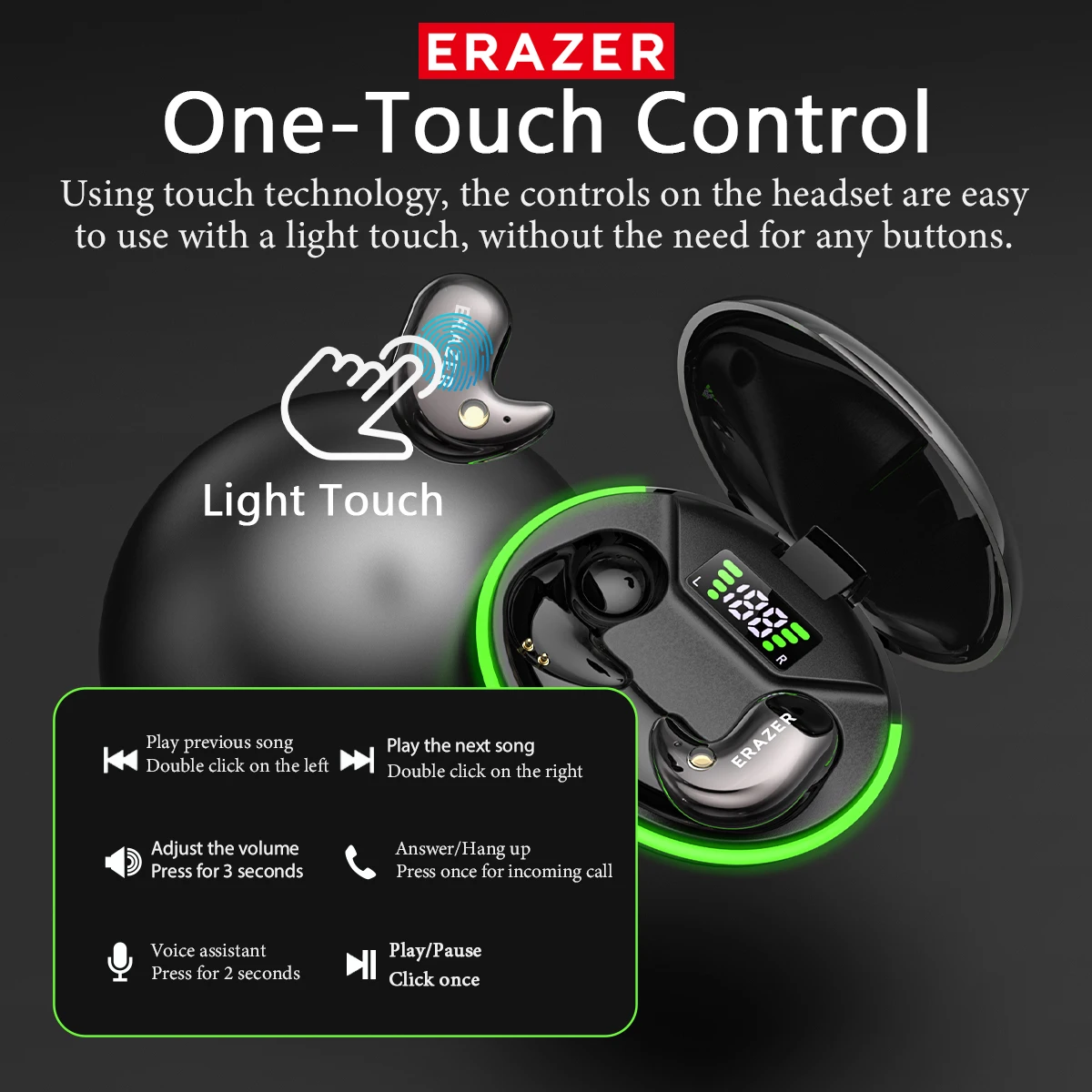 หูฟังบลูทูธแบบอินเอียร์ EARZER - Earphones บทวิจารณ์และราคา