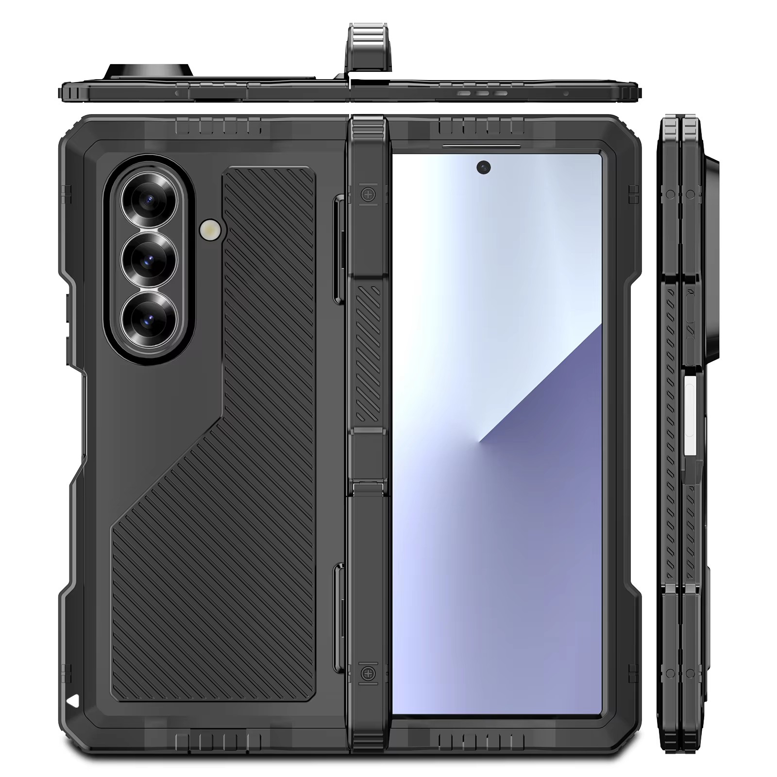 สําหรับ Saumsung Z พับ 7 6 5 4 - Heavy Duty 360 Full Body Protective Case บทวิจารณ์และราคา