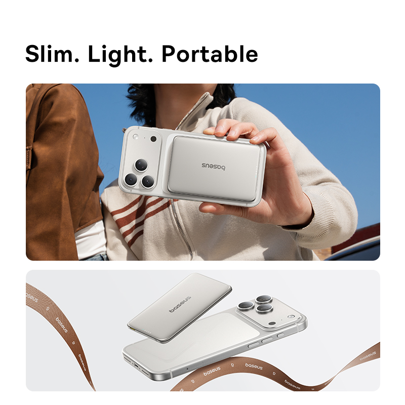 แบตสำรองแม่เหล็ก Baseus 5000mA - Power Banks บทวิจารณ์และราคา